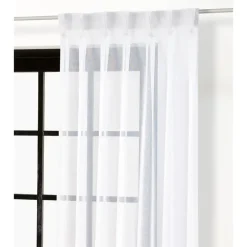 Vitrage Sien Wit 150 cm
