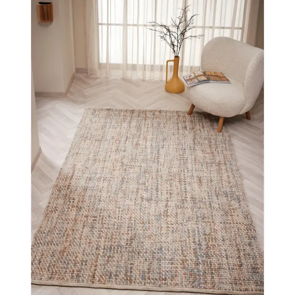 Vloerkleed Essex Zand 160x230 cm