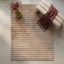 Vloerkleed Foxy Streep Taupe