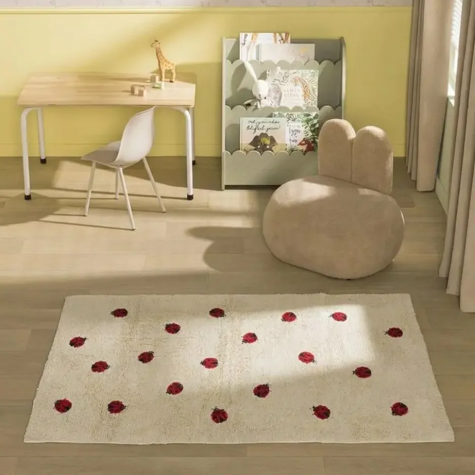 Vloerkleed Ladybird Beige