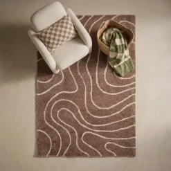 Vloerkleed Moura Taupe 190x280 cm