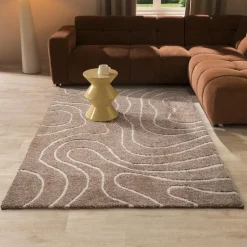 Vloerkleed Moura Taupe 190x280 cm
