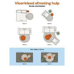 Vloerkleed Napi Wit