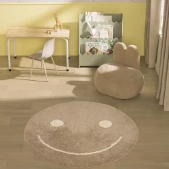 Vloerkleed Smiley Naturel 100 cm