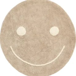 Vloerkleed Smiley Naturel 100 cm