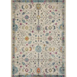 Vloerkleed Tereza Bloem Grijs 160x230 cm