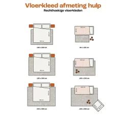 Vloerkleed Velva Beige 200x290 cm