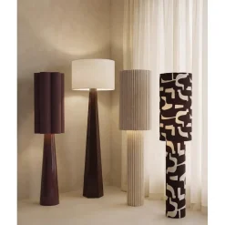 Vloerlamp Pandia Bruin