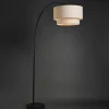Vloerlamp Vea Off-white/Zwart