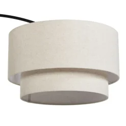 Vloerlamp Vea Off-white/Zwart