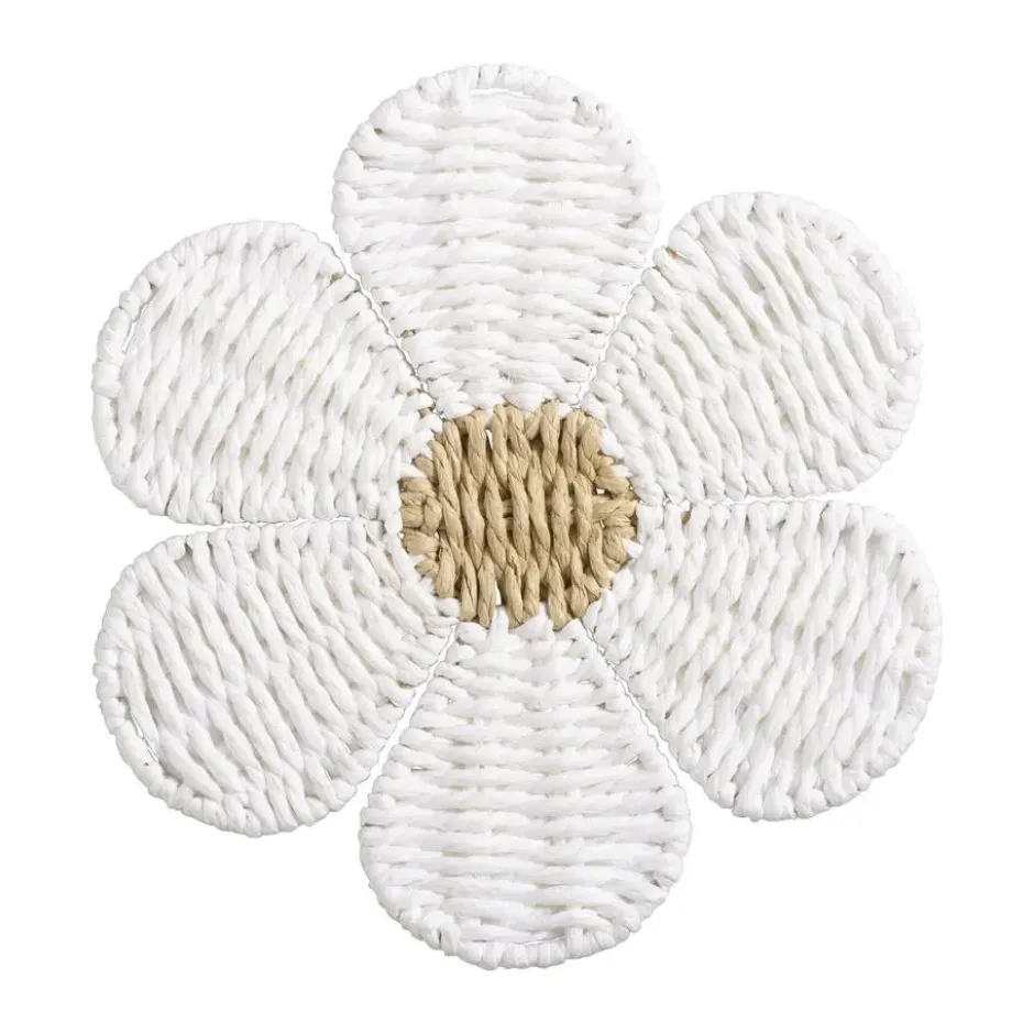 Wanddecoratie Flower Wit