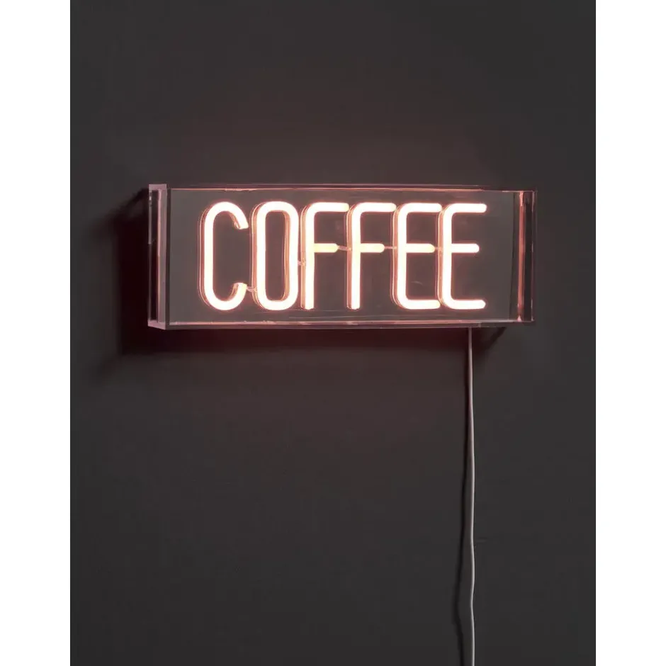 Wandlamp Neon Coffee