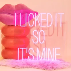 Wandlamp Neon Its Mine Roze