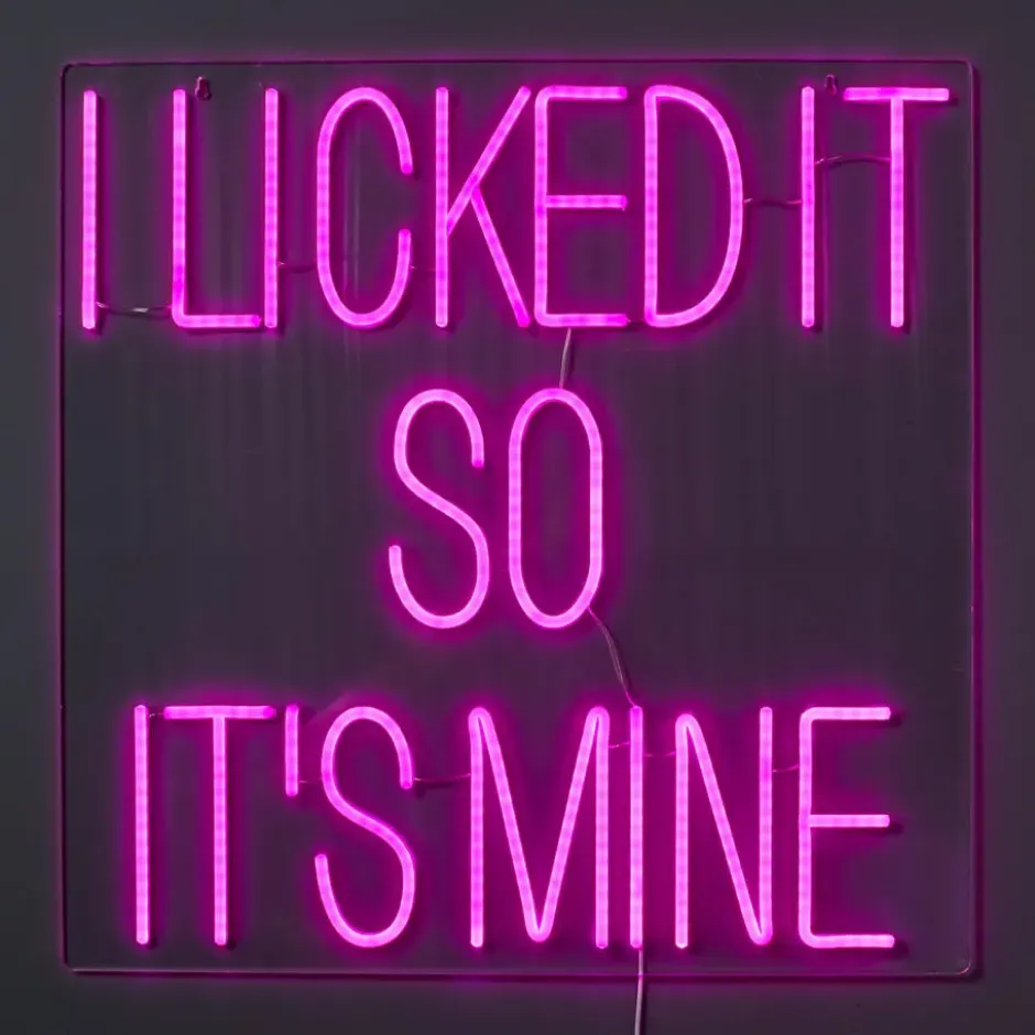 Wandlamp Neon Its Mine Roze