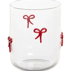 Waterglas Strikken 3D Rood 320ml