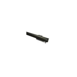 XL Gordijnrailset Zwart 150 cm