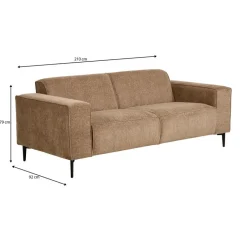 2,5 zits bank Lecce Beige